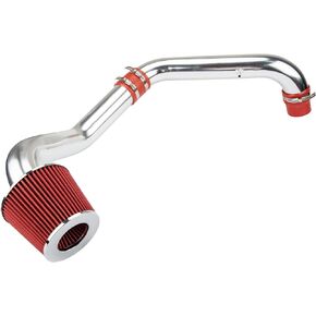 طقم مدخل هواء بارد مع فلتر درع حراري لسيارة سيفيك 1996-2000 1.6 لتر (أحمر) in Kuwait