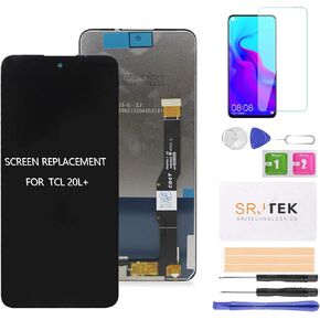 for TCL 20S/20L/20L Plus 6.67" Screen Replacement LCD Display for T773O/T774/T775H Touch Screen Digitizer Assembly Replacement Repair Parts