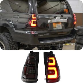 LED Tail Light Kit Suitable For Toyota 4Runner 2003-2009 Black Housing Flowing Light Effect Easy Installation in Saudi Arabia