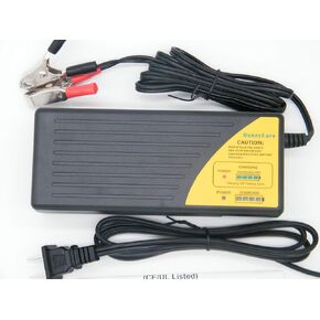 36V Lead Acid Battery Charger Battery Desulfator,36V Trickle Charging with Clamps for Car,WheelchairMotorcycle,Lawn Mower,Boat RV,SUV,ATV,Sealed Lead Acid Battery-Repair Batteries