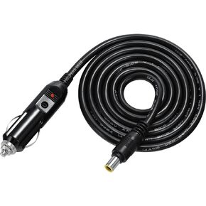 DC 7909 8mm Cigarette Lighter Car Charger Power Supply 12V 24V Cable for Powerstation Bluetti Goal Zero Yeti Jackery Portable Explorer Suaoki and More 14AWG