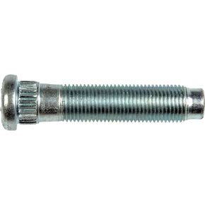 Dorman 610-297 Rear 9/16-18 Serrated Wheel Stud - .640 in. Knurl, 2-11/16 in. Length Compatible with Select Ford Models, 10 Pack