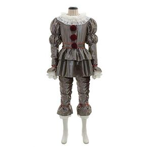 Beita Halloween Cosplay IT 2 Chapter Clown Outfit Deluxe Movie Costume Silver…