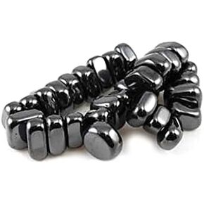Pachamama Essentials 1 lb Magnetic Hematite Tumbled Stones - Healing Stone - 26-28 Pieces