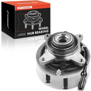 A-Premium Front Wheel Bearing and Hub Assembly with ABS & 6-Lug Compatible with Ford Expedition 2007-2010 & Lincoln Navigator 2007-2010, 4WD Only, Replace # 515095