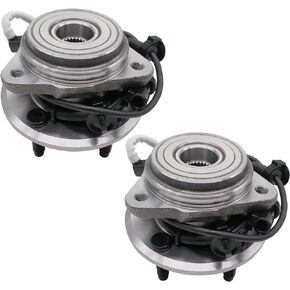 Pair 515003 Front Wheel Hub Bearing Assembly Fit for 1997-2001 Mercury Mountaineer, 1995-2001 Ford Explorer, 2001-2009 Ranger, B4000, 2001-2005 Explorer Sport Trac, 2001-02 Mazda B3000 4WD W/ABS