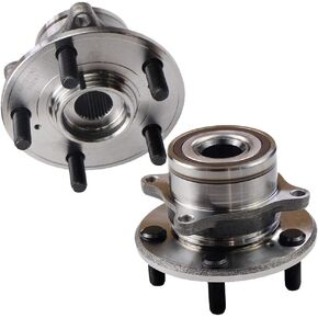 Autoround 513267 [2-Pack] Front Wheel Bearing and Hub Assembly fit for Honda Pilot 2009-2015, Acura MDX/ZDX 2007-2013, 5 Lug w/ABS