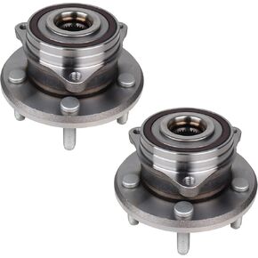 Pair 513324 Wheel Hub & Bearing Assembly Compatible with 2011-2020 Dodge Durango, 2011-2019 Jeep Grand Cherokee 5Lugs