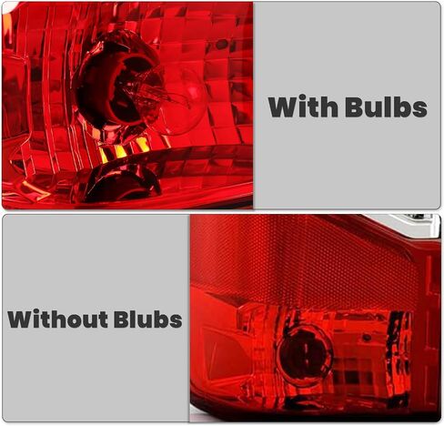 Kojem Rear Tail Light Brake Lamp Compatible with 2016-2023 Nissan Titan/Titan XD - Left Driver Side Replace for 26555-EZ23D (With Bulbs) in Saudi Arabia