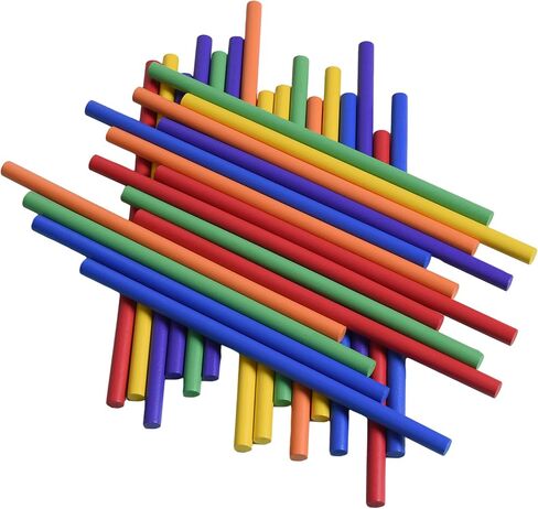 30 Pieces Rhythm Sticks for Kids Bulk, 12 Inch Wood Music Lummi Stick (Natural Color) in Saudi Arabia