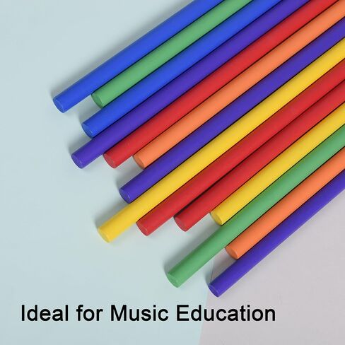 30 Pieces Rhythm Sticks for Kids Bulk, 12 Inch Wood Music Lummi Stick (Natural Color) in Saudi Arabia