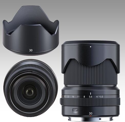 حزمة عدسة Ultimaxx Essential FUJIFILM GF 30mm f/3.5 R WR - تتضمن: ملحق عدسة واسعة الزاوية 0.43x مع ماكرو قابل للفصل، طقم مرشح حماية 3 قطع (UV، CPL، FLD) والمزيد (حزمة 14 قطعة) in Saudi Arabia