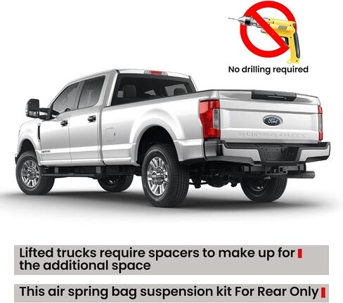 VIGOR Air Spring Bags Suspension Kits Compatible with 1999-2004 Ford F-250 and F-250 Super Duty Pickups Rear Air Helper Springs Kit, Up to 5,000 lbs of Load Leveling Capacity in Saudi Arabia