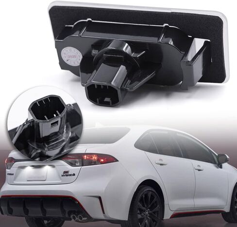 NSLUMO LED لوحة ترخيص ضوء الجمعية ل2014-2021 كورولا OEM صالح استبدال زينون الأبيض 18-SMD خطأ مجاني Led رقم لوحة مصباح الخلفية علامة الضوء in Saudi Arabia