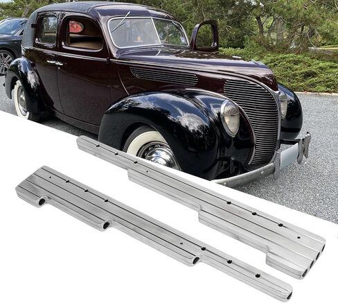حامل مقسم نول الأسلاك، استبدال حامل نول سلك توصيل الشرارة لمحرك Chevy SBC BBC SBF 302 350 454 V8 (فضي) in Kuwait