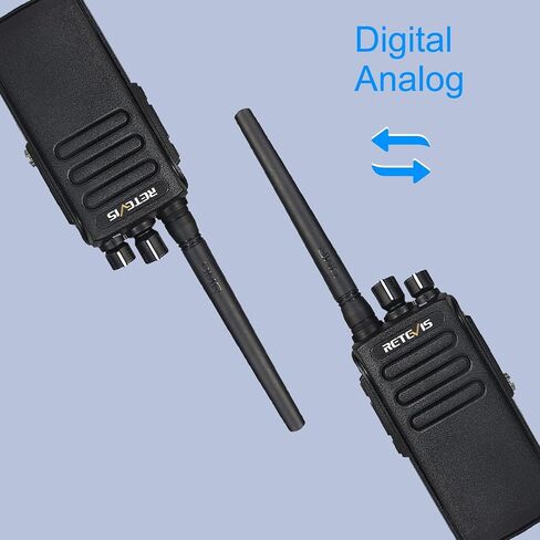 Retevis RT81 Waterproof DMR Radios,IP67,Walkie Talkies with Mic,Group Call,2200mAh,Long Range Two Way Radio for Construction Manufacture(4 Pack) in Saudi Arabia