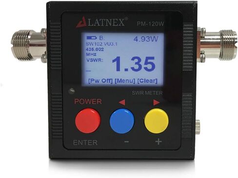Power SWR Meter Digital VHF UHF Power SWR Meter - HF RF Meter HAM Two-Way Radio (PM-100W) in Saudi Arabia
