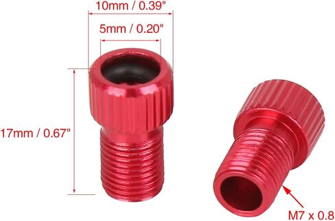 X AUTOHAUX Metal French to American Type Valve Converter Adapter Bike Tire Inflator Air Compressor Tools 4pcs in Saudi Arabia