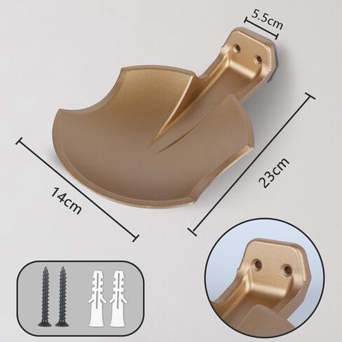 Ball Holder Wall Mount Ball Storage Display Wood & Metal for Basketball Football Soccer Volleyball, Rustic Brown…… in Kuwait