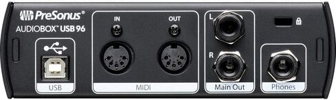 Presonus AudioBox 96 Studio Audio Interface with Creative Software Kit and Studio Bundle and Eris E3.5 Pair Studio Monitors and 1/4 Cables in Saudi Arabia