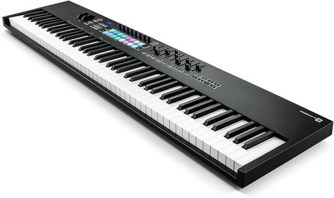 مجموعة وحدة تحكم لوحة المفاتيح Novation Launchkey MK3 88-Key USB MIDI Ableton مع حامل لوحة المفاتيح ودواسة الاستدامة (3 قطع) in Kuwait