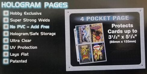Ultra Pro 25 (Twenty Five Pages) 4-Pocket Coupon Pages (3.5 X 5 inches, top load pockets) in Saudi Arabia