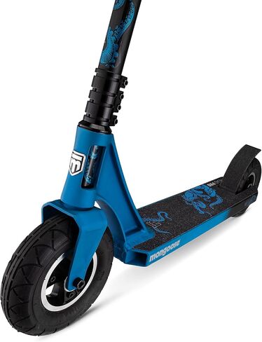Mongoose Tread Kids and Adult Freestyle Dirt Scooter, 200mm Big Air Filled Tires, Great for Dirt and Gravel, Ages 8 Years and Up, Max Rider Weight 220 Pounds in Saudi Arabia