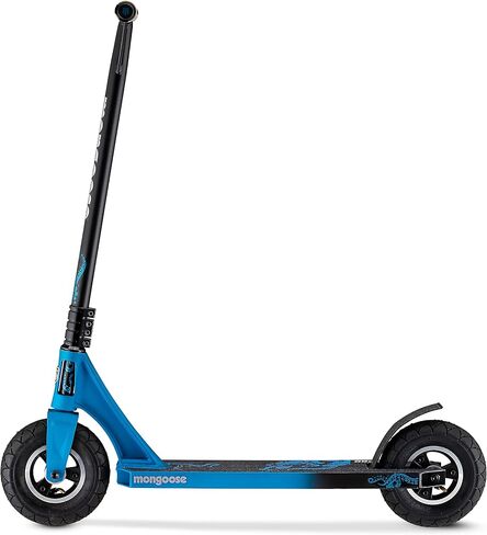 Mongoose Tread Kids and Adult Freestyle Dirt Scooter, 200mm Big Air Filled Tires, Great for Dirt and Gravel, Ages 8 Years and Up, Max Rider Weight 220 Pounds in Saudi Arabia