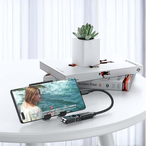 محول USB C إلى USB، كابل OTG من النوع C ذكر إلى USB 3.0 أنثى Thunderbolt 3 إلى USB متوافق مع iPhone 15 Pro Max/15 Plus/15، Galaxy S23/S22/S21، MacBook Pro/Air Black in Kuwait