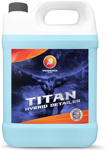 Titan Hybrid Detailer (جالون) - بخاخ تفاصيل طلاء السيراميك الهجين الذي يلمع وينظف ويحمي - طلاء علوي لغسيل السيارات وواقي الطلاء - يدوم لفترة أطول من شمع السيارة in Kuwait