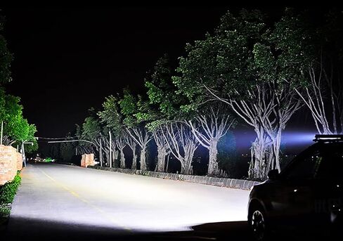 LED Light Bar 38Inch 200W Single Rows Spot Driving Lights Led Work Light IP68 Off Road Fog Lamp Boat Lighting Fit for Car Truck Pickup Jeep SUV ATV UTV Tractor 3 Years Warranty in Kuwait