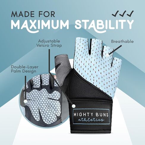 Weight Lifting Gloves Full Palm Protection, Workout Gloves for Gym, Cycling, Exercise, Breathable, Lightweight for Mens and Women in Saudi Arabia