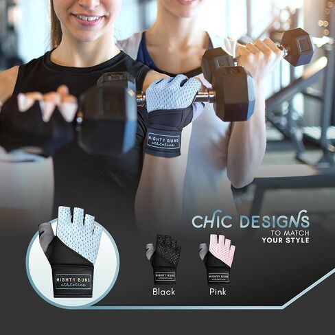 Weight Lifting Gloves Full Palm Protection, Workout Gloves for Gym, Cycling, Exercise, Breathable, Lightweight for Mens and Women in Saudi Arabia