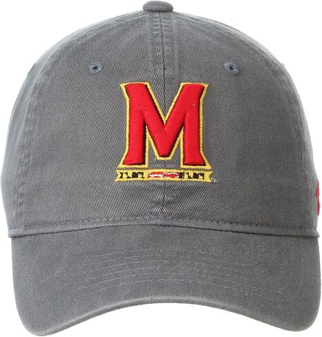 قبعة NCAA Maryland Terrapins للرجال قابلة للتعديل من الفحم، قبعة Maryland Terrapins الفحمية، قابلة للتعديل، مقاس واحد in Saudi Arabia