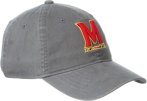 قبعة NCAA Maryland Terrapins للرجال قابلة للتعديل من الفحم، قبعة Maryland Terrapins الفحمية، قابلة للتعديل، مقاس واحد in Saudi Arabia