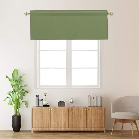 Royal Blue Valances For Kitchen 1 Panel Darkening Solid Blackout Valance Curtains For Loft and Nursery Window With Rod Pocket 18 Inch Length For Girls Boys Bedroom Small Window 42 X 18 Inches in Saudi Arabia