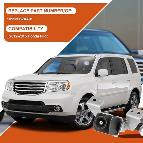 كاميرا احتياطية للرؤية الخلفية من GAEARZAAR متوافقة مع Honda Pilot 2012 2013 2014 2015 كاميرا احتياطية لمساعد الوقوف العكسي تحل محل 39530SZAA01 in Kuwait