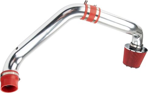 طقم مدخل هواء بارد مع فلتر درع حراري لسيارة سيفيك 1996-2000 1.6 لتر (أحمر) in Kuwait