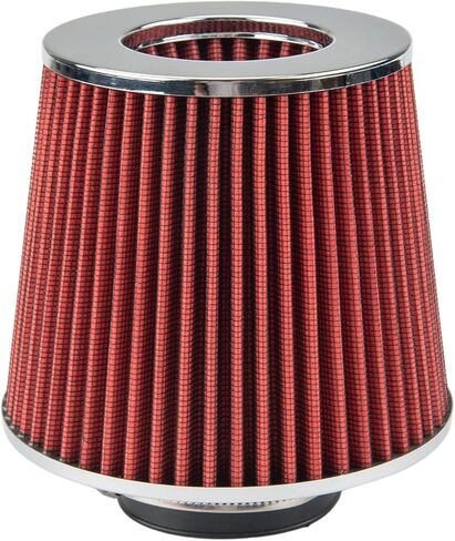 طقم مدخل هواء بارد مع فلتر درع حراري لسيارة سيفيك 1996-2000 1.6 لتر (أحمر) in Kuwait