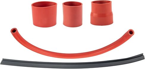 طقم مدخل هواء بارد مع فلتر درع حراري لسيارة سيفيك 1996-2000 1.6 لتر (أحمر) in Kuwait