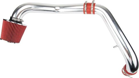 طقم مدخل هواء بارد مع فلتر درع حراري لسيارة سيفيك 1996-2000 1.6 لتر (أحمر) in Kuwait