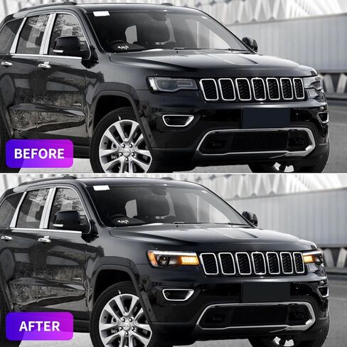 Archaic LED Headlights Assembly for Jeep Grand Cherokee 2017 2018 2019 2020 2021, LED Projector Front Light with Sequential Turn Signal, Plug and Play, Pair in Saudi Arabia