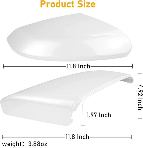 Moonlinks Compatible with 2016-2021 Honda Civic Side Ox Horn Mirror Cover Replacement,Glossy Black Mirror Cap for 10th Gen Civic,2019-2022 Insight,LH & RH Side Door Rearview Mirror Cover Trim(1 Pair） in Saudi Arabia