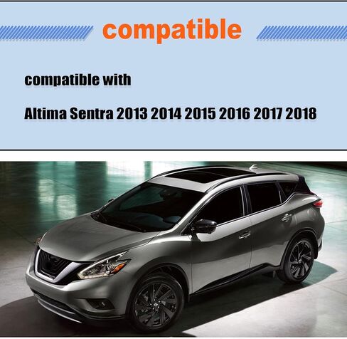 Driver Side Mirror Glass Heated, with Rear Holder, Compatible with Nissan Altima Sentra 2013-2018, Replace 963653TH0A - Left Side Mirror Glass in Kuwait