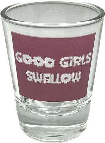 Good Girls Swallow - زجاج مبتكر بحجم 2 أونصة - مجموعة من قطعتين in Saudi Arabia
