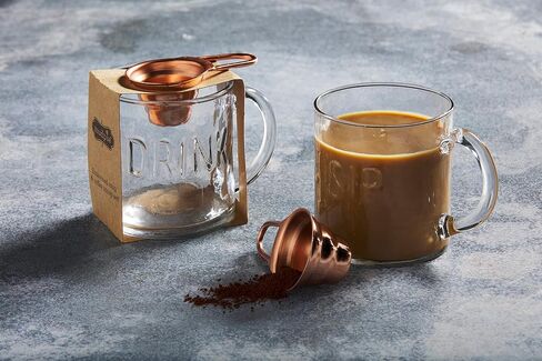 Mud Pie Drink Glass Coffee Mug Set, oz | Scoop 1 3/4" x 3" in Saudi Arabia