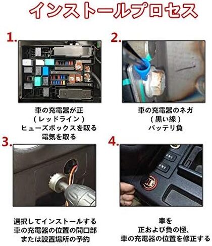 ZYTC Quick Charge 3.0 Car Charger 12V/24V 36W Aluminum Black Waterproof Dual QC3.0 USB Fast Charger Socket Power Outlet with Blue LED Digital Voltmeter for Marine, Boat, Motorcycle, Truck, Golf Cart in Kuwait