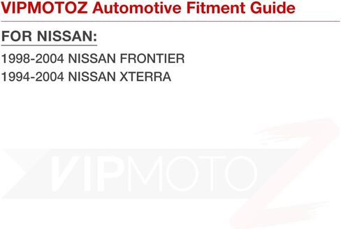 VIPMOTOZ Full LED License Plate Light For 1998-2004 Compatible with Nissan Frontier Pickup Truck & 1994-2004 Compatible with Nissan Xterra Rear Bumper Tag Lamp Assembly, 6000K White, 2-Pieces in Saudi Arabia