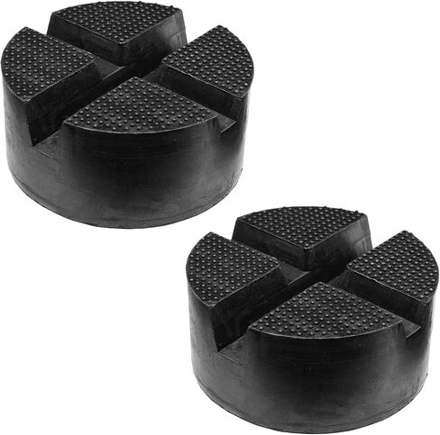 DIY Car Universal X-Slot Jack Pad Rubber Frame Rail Adapter Protector Pinch Weld Side Car Lifting Anti Slip Design Floor Support 10x4.7cm Trolley in Saudi Arabia