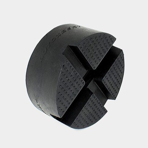 DIY Car Universal X-Slot Jack Pad Rubber Frame Rail Adapter Protector Pinch Weld Side Car Lifting Anti Slip Design Floor Support 10x4.7cm Trolley in Saudi Arabia